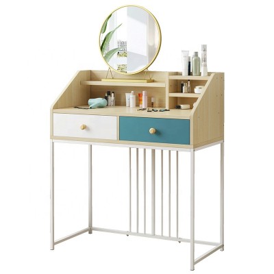 Dressing Table Makeup Desk with Drawer Shelves