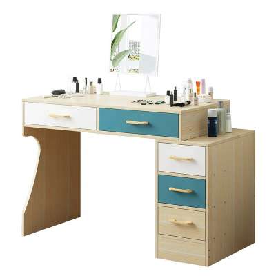 Makeup Desk Dresser Drawers White Mirror Bedroom Dressing Table