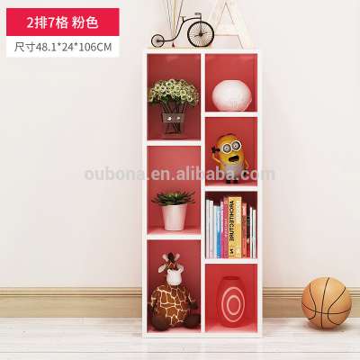 New 7 tier Bookcase Room Divider Display Shelf Shelving Unit Cabinet