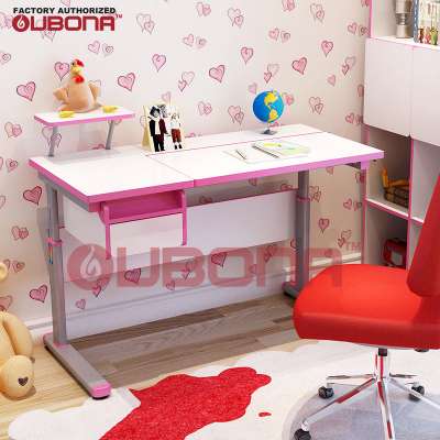 Ergo-comfort Height Adjustable Desk Work Space for Children Study Desk & Chair Sets Kids Portable Writing Desk for Teens