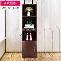 Modern Style 1 Door Bookshelf Unit Cabinet Storage Solid Finish Brand New Bookcase Bookstore