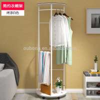 Metal Garment Rack Clothes Stand Portable clothing hanger rack with Shelves