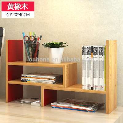 DIY Combined Bookcase Book Shelf Shelving Desktop Storage Organizer Display Shelf Rack