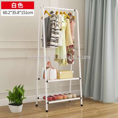 A-Frame Garment Rack Wardrobe Hanger Organizer 2 Tier Shoe Shelf Clothes Home