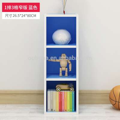 Modern Wooden 3 Tiers Bookcase Shelf Cube Storage Shelf Display Bookshelves