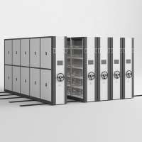 Steel Movable Mass Shelving Compact Metal Mobile Shelves for File Box Storage