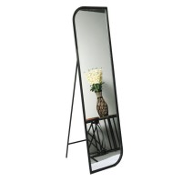 Belleworks Black Metal Frame Full Length Big Mirror For Full Body